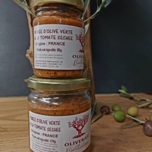 Purée d'Olive Verte à la Tomate Séchée 80g & 170g