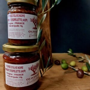 Purée d'Olive Noire au Piment d'Espelette AOP 70g & 150g