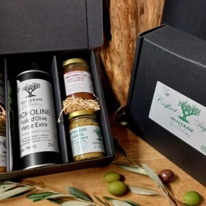 Coffret Dégustation – Huile d’olive et tapenades artisanales
