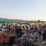 diner paysan sous les étoiles au moulin de l'oliveraie barthelemy