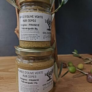 Purée d'Olive Verte aux Cèpes 80g & 170g