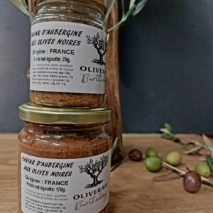 Caviar d'Aubergine aux Olives Noires 70g & 150g